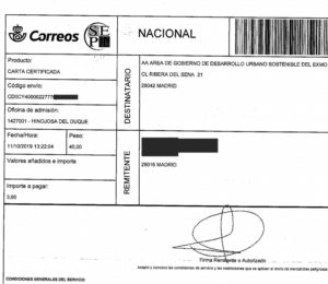 Correo administrativo
